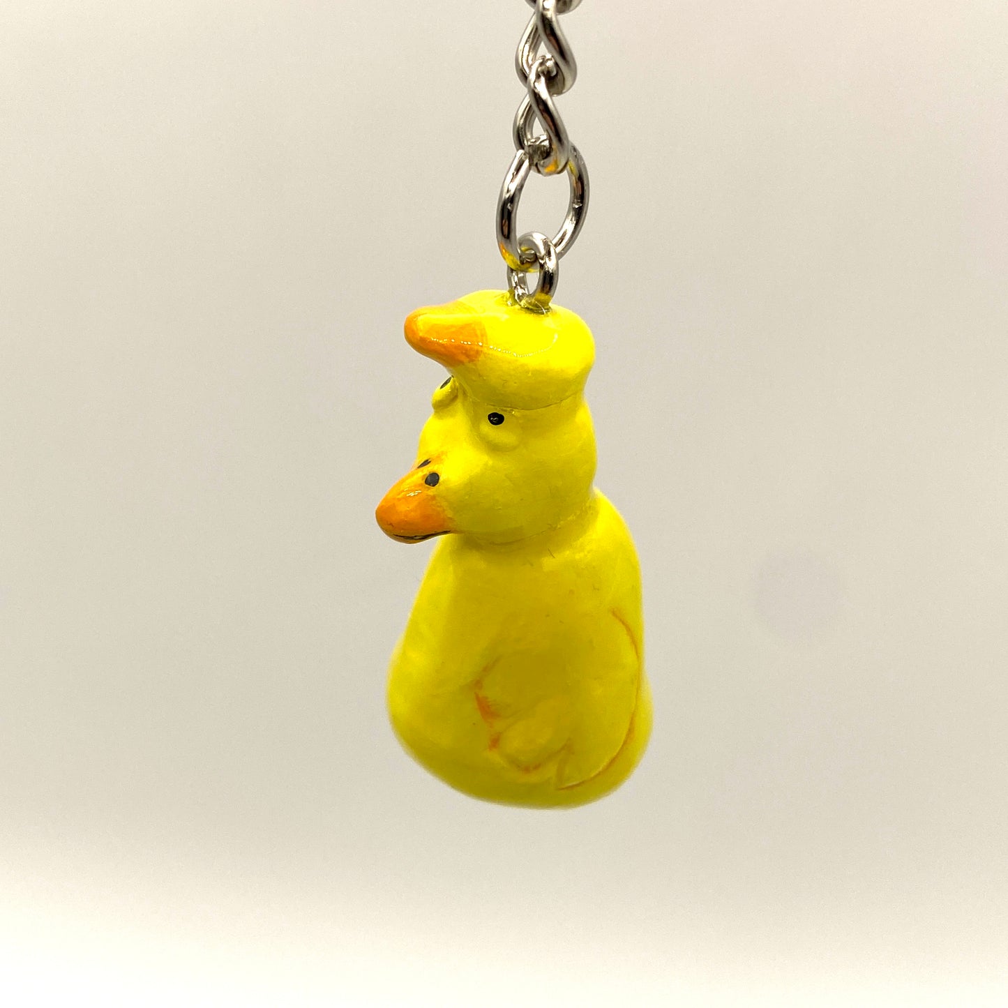 Yellow Duck with Yellow Hat Keychain